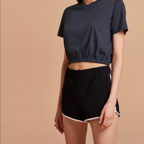 Wilfred Tops - Aritzia WILFRED PIAF Crop T Shirt - Navy Size S